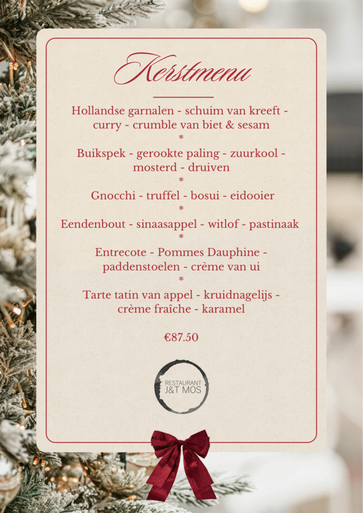 Kerstmenu
