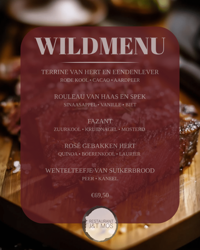 Wild menu